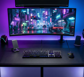 Gaming Setup Dünyasında Yeni Seviye: Premium Vegan Deri Masa Matı ile Kusursuz Kontrol