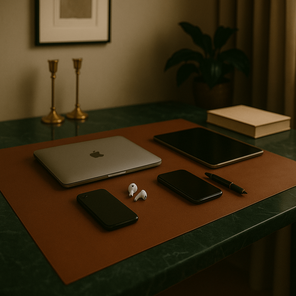 Taba 140cm x 15000cm Ofis için Masa Düzenleyici - Çalışma Alanı Organizer